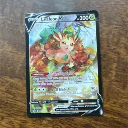 Pokemon Leafeon V Alternate Full Art Ultra Rare Holo 167/203 Evolving Skies - Image 1