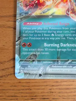 Jumbo Lenticular Charizard ex 054/091 / SVP196 Exclusive Promo Pokemon - Image 2