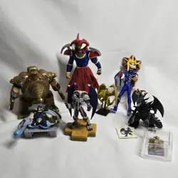 Yu-Gi-Oh Lot Of 9 Assorted Figures Older & Modern Summoned Skull Small & Large - Image 1