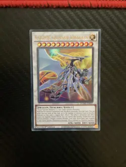 Yugioh 1x Cosmic Quasar Dragon DUNE-EN037 Duelist Nexus Ultra Rare 1st Ed NM - Image 1