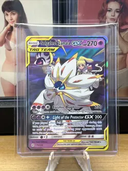 Solgaleo & Lunala GX 75/236 Cosmic Eclipse Ultra Rare Holo Pokemon Card NM - Image 1