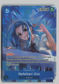 Nefeltari Vivi EB03-024 Alt Art SR Extra Booster: One Piece Heroines English - Image 1