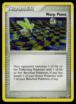 Pokemon Card - Warp Point Unseen Forces 93/115 Reverse Holo Stamped - Image 1