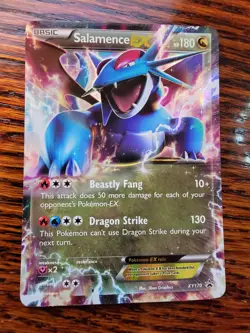 Salamence EX Promo XY170 REGULAR SIZE Full Extended Art 2016 Pokemon Card LP - Image 1
