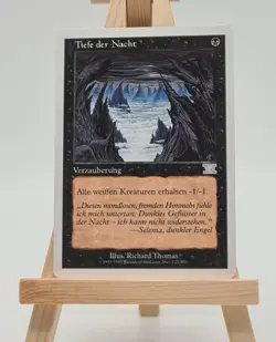 Tiefe der Nacht 6. Edition Magic Karte MTG Deutsch (Dread of Night) 122/350 - Image 1