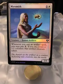 Myrsmith 16/249 Uncommon Foil Scars of Mirrodin Magic The Gathering NM - Image 1