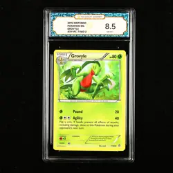 TQG 8.5 NM-MT+ 2015 Pokemon ENG Grovyle #XY-PC 7/160 U - Image 1