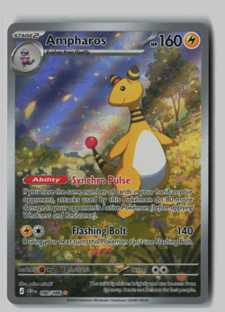 2026 TCG Pokemon Chaos Rising - Ampharos 090/086 Illustration Rare - Image 1
