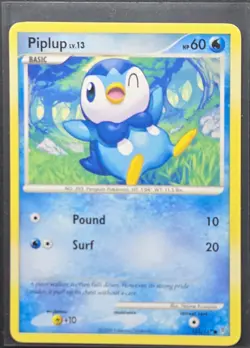 Piplup 121/147 Supreme Victors Common Pokemon 2009 - Image 1