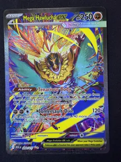 Pokemon Ascended Heroes Mega Hawlucha EX 283/217 Special Illustration Rare - Image 1