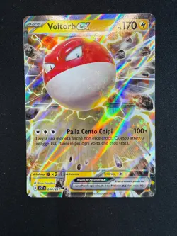 Pokemon Voltorb EX 058/217 Ascesa Eroica Ultra Rara Holo ITA Carte Nintendo - Image 1