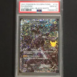 2021 Pokemon Celebrations Zekron Full Art Classic Collection 114 PSA 10 - Image 1