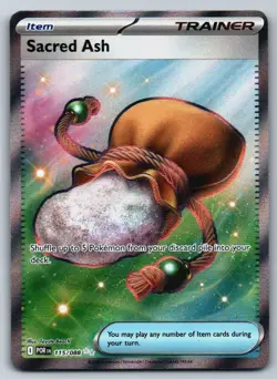 Sacred Ash 115/088 Ultra Rare Perfect Order Pokemon Holo Near Mint - Image 1