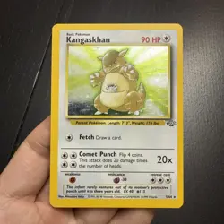 1999 Pokemon Jungle Kangaskhan 5/64 Rare Holo LP - Image 1