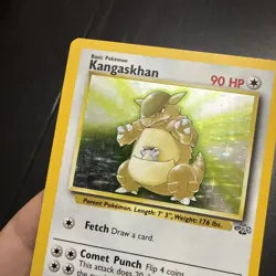 1999 Pokemon Jungle Kangaskhan 5/64 Rare Holo LP - Image 3