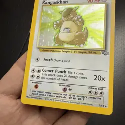 1999 Pokemon Jungle Kangaskhan 5/64 Rare Holo LP - Image 5
