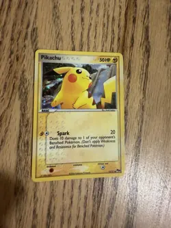 Pokemon TCG Pikachu 13/17 POP Series 4 Holo Rare Holo English 2006 50 HP - Image 3