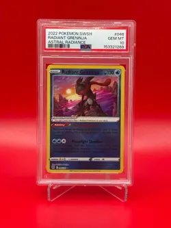 2022 Pokemon Sword and Shield Astral Radiance Radiant Greninja #046 PSA 10 - Image 1