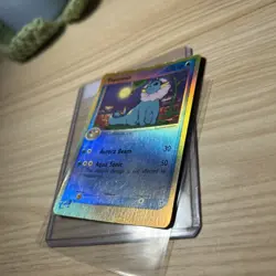 2003 Pokemon EX Sandstorm Vaporeon Reverse Holo #25/100 - Image 2
