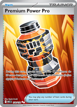 PREMIUM POWER PRO 174/132 ULTRA RARE MEGA EVOLUTION POKEMON NEAR MINT - Image 1