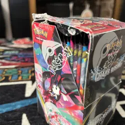 Pokemon TCG Chaos Rising Half Booster Box (18 Packs) Unsealed Rip In Seal - Image 2