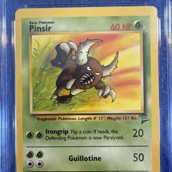 2000 Pokemon Base Set 2 Pinsir 29/130 CGC 10 - Image 5