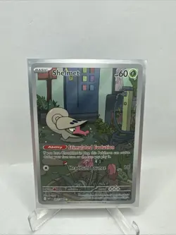 TCG Pokemon English Illustration Rare Shelmet 093/086 Sv: White Flare Holo - Image 1