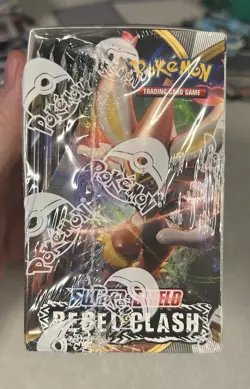 Pokemon 2020 Sword & Shield Rebel Clash Booster Box Factory Sealed!🔥🔥🔥 - Image 2