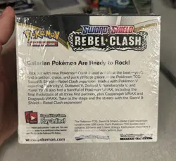 Pokemon 2020 Sword & Shield Rebel Clash Booster Box Factory Sealed!🔥🔥🔥 - Image 3