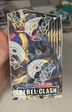 Pokemon 2020 Sword & Shield Rebel Clash Booster Box Factory Sealed!🔥🔥🔥 - Image 4