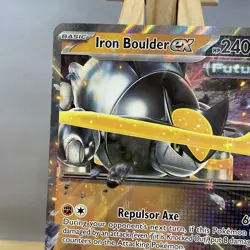 Holo Iron Boulder ex - 099/162 Double Rare Temporal Forces Pokemon TCG M/NM - Image 2