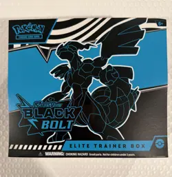 Pokemon Black Bolt - Elite Trainer Box ETB TCG Scarlet & Violet New Sealed - Image 1