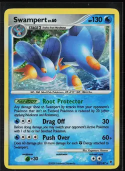 Swampert 12/147 Holo Rare Supreme Victors Pokemon Moderately Played - Image 1