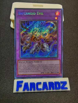 Yugioh!-Infernoid Evil-BLTR-EN013-Secret Rare- 1st Edition-(VLP/NM) - Image 1