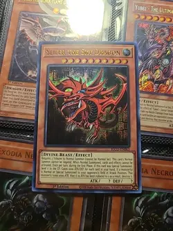 Yugioh Slifer The Sky Dragon Ultra Pharaoh's Rare KICO-EN063 1st Edition - Image 1