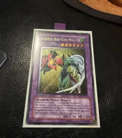 Yu-Gi-Oh Elemental Hero Flame Wingman Ultimate Rare 1st Edition TLM-EN035 (Gold) - Image 1