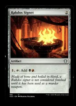 Rakdos Signet 166 U Commander: Innistrad: Crimson Vow - Image 1