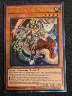 Vanquish Soul Pantera 1st Edition Prismatic Ultimate Rare RA04-EN044 Yu-Gi-Oh! - Image 1