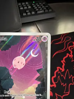 Munna 116/086 Pokemon Card From Black Bolt Illustration Rare Pack Fresh NM - Image 2