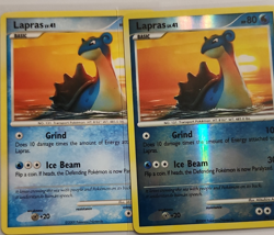 Pokemon TCG Card Lot - Lapras 79/127, Reverse Holo + Regular, Platinum 2009 - Image 1