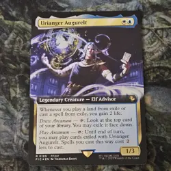 Universes Beyond: Final Fantasy #189 Urianger Augurelt (Borderless FOIL) - Image 1