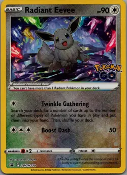 Radiant Eevee Promo SWSH: Sword & Shield Promo Cards SWSH230 NM - Image 1