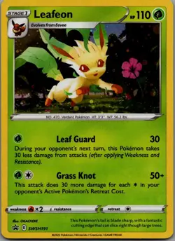 Leafeon Promo SWSH: Sword & Shield Promo Cards SWSH191 NM - Image 1
