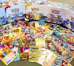 Pokemon Card Lot 100 OFFICIAL TCG Cards + Ultra Rare | VMAX GX EX VSTAR OR V! - Image 1