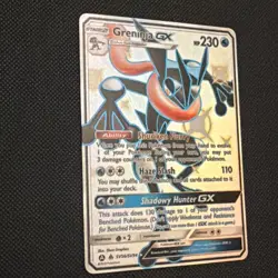 Greninja GX SV56/SV94 Hidden Fates Shiny Vault Full Art Pokemon Card NM - Image 3
