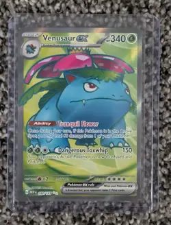 Pokemon Venusaur EX Holo Ultra Rare TCG Card 182/165 Scarlet & Violet 151 NM - Image 1