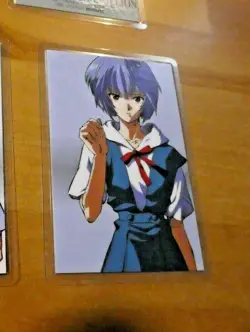 NEON GENESIS EVANGELION LAMINATE CARDDASS RAMI CARD CARTE 0796-B MOVIC JAPAN NM - Image 1
