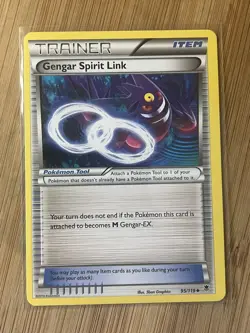 Pokemon TCG Aggron Spirit Link 95/119 Regular Moderately Played Card English - Image 1