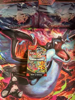 Pokemon TCG Mega Evolution: Chaos Rising Booster Bundle - 6 Packs (60 Cards) - Image 1