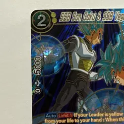 SSB Son Goku & SSB Vegeta Rivalry | SPR Foil | Dragon Ball Super Card Game | NM - Image 2